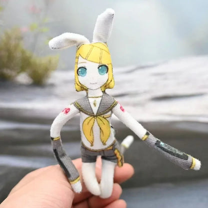 Funny Kasane Teto Plush Toys Anime Merchandise Fan Collection Decorative Ornaments Twistable Wire Frame Gift For Children Friend