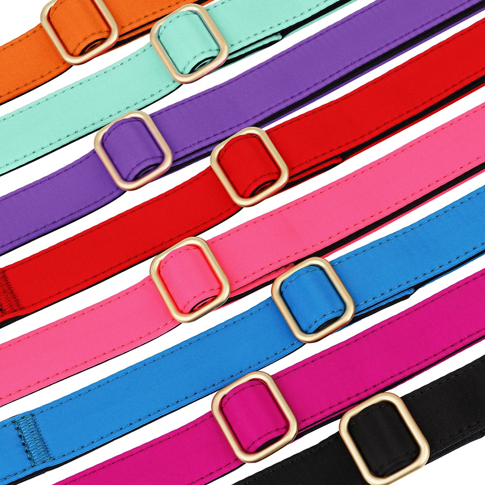 Personalized Dog Collar Waterproof Nylon Dog Collars Soft Padded Pet Necklace Free Engraved for Small Medium Large Dogs Pitbull