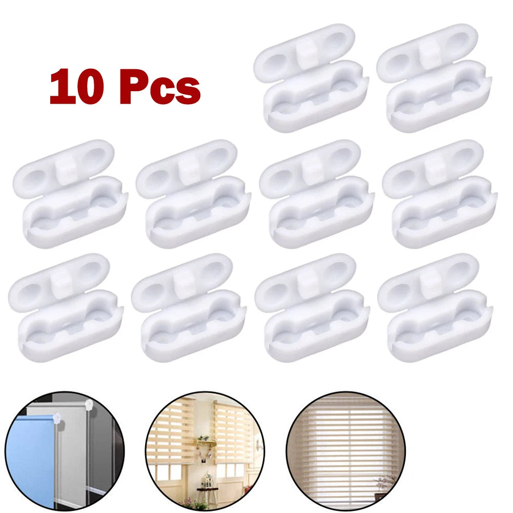 10pcs Plastic Roller Blinds Pull Cord Connector Curtain Chain Connector For Vertical Blinds Joiners Spare Tool Replacement