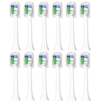 12pcs White