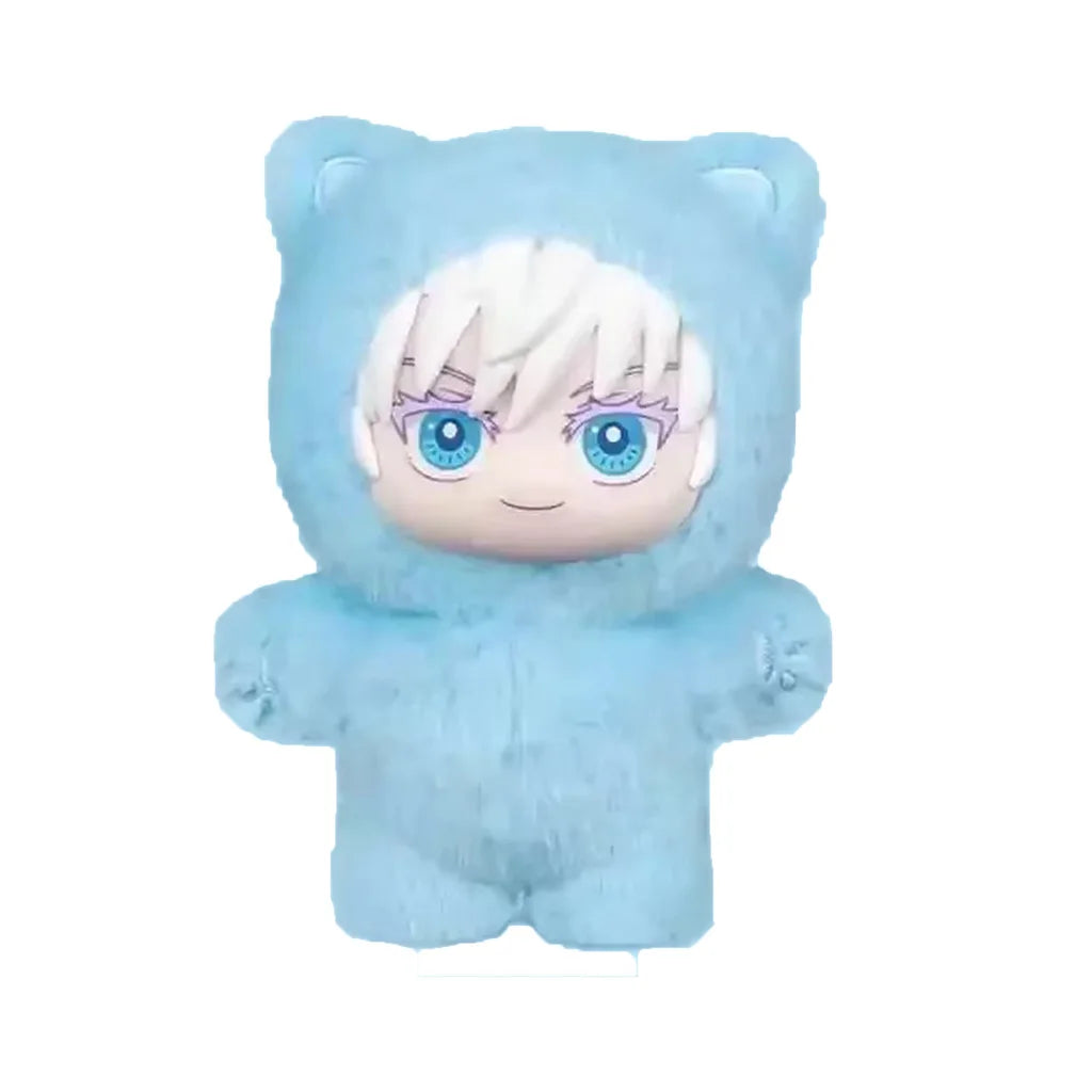 HOT Jujutsu Kaisen S2 Cat Park Party Gojo Toji Fushiguro Geto Suguru Blind Box Plush Bag Charm Collectible Model  Christmas Gift