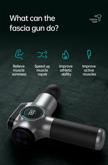 99 Level Massage Gun Fascia Deep Muscle Relax Body Neck Massager Electric Fitness Equipment Noise Reduction Male Female