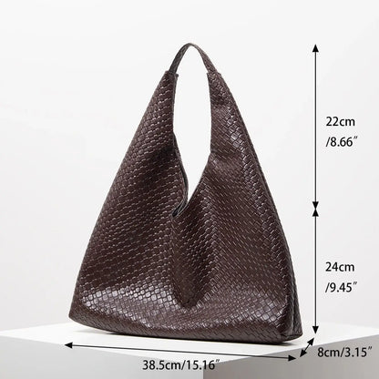 Simple Retro Shoulder Bag, Minimalist Hobo Bag, Work Bag for Women, Large Tote Bags for Ladies, Elegant Ladies' Bag, Grocery Bag