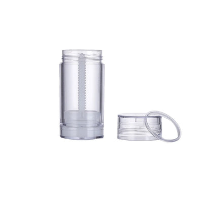 15/30/50/75g Deodorant Tube Handmade Round Twist Up Bottom Filling Empty Blush Stick Filling Stick Deodorant Container Travel