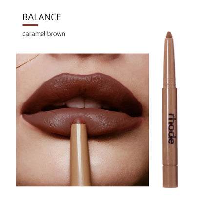 RhodeSkin Peptide Lip Shape Pen Lip Liner Long Lasting Lip Tint Pencil Pen Makeup Lipstick Powder Blusher Gloss Makeup Lipliner