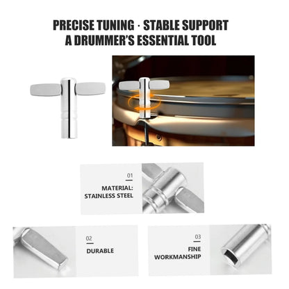 1PCS 5.5mm Universal Metal Standard Drum Keys – Durable Tuning Tool for Drummers, Essential Percussion Replacement Accessories