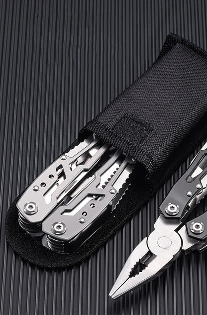 Pocket Mini Pliers Knife Screwdriver Folding Small Multitool Opener Nail File Precision Pliers Hand Tools Outdoor Emergency Tool