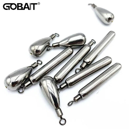 Tungsten Steel Fishing Weight Mold 1.8g 3.5g 5.3g 7g 10.5g cylinder Drop Shot Pendant Swivel Pesca Metal Jig Cast Tackle Sinker