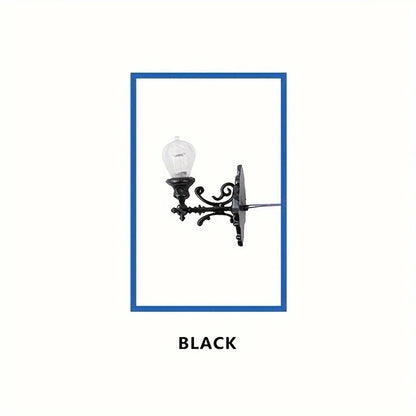 1Pc Model Wall Lamp Moss Micro Landscape Decoration Lamp Architectural Sand Table Model Wall Lamp Material