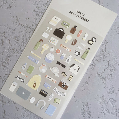 Korean Import Suatelier Travel Home Life Study Friend Stickers Scrapbooking Diy Journaling Diary Stationery Sticker School Gift