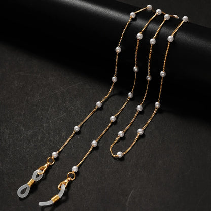 Sunglasses Masking Chains For Women Acrylic Pearl Crystal Eyeglasses Chains Lanyard Glass 2022 New Fashion Jewelry Wholesale