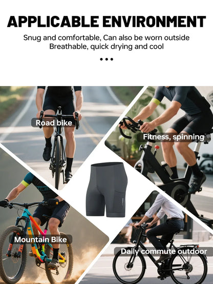 X-TIGER Cycling Shorts 6D Gel Cushioned Cycling Shorts MTB Cycling Briefs Cycling Lounge Pants Yoga Pants Sports Fitness Pants