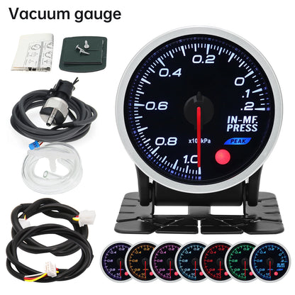 Universal Auto 12V 52mm 8 Color Racing Car Oil Pressure Water Oil Temp EGT Exhaust Temp Turbo Boost Tachometer Gauge Meter