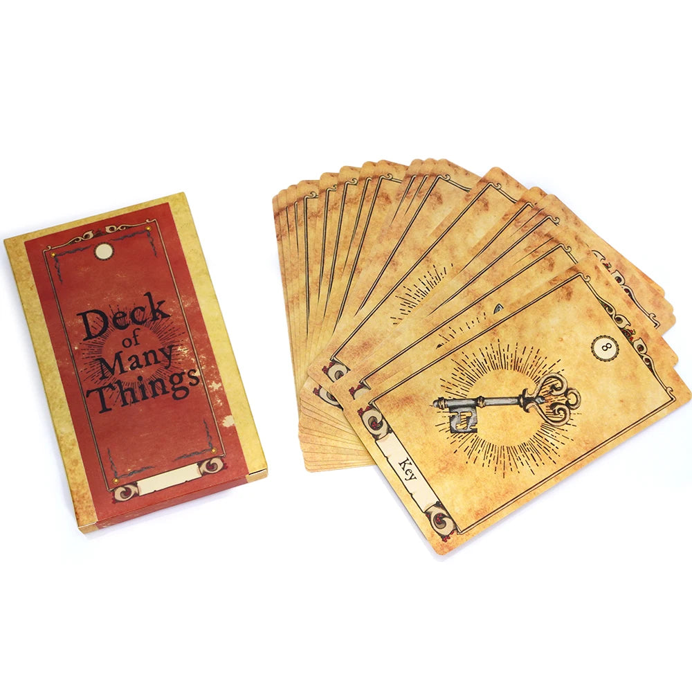Deck of Many Things Card Game The Ultimate Tabletop Prop Full 22 card Deck of Many Things Adds And Extra Layer Of Excitement Pan