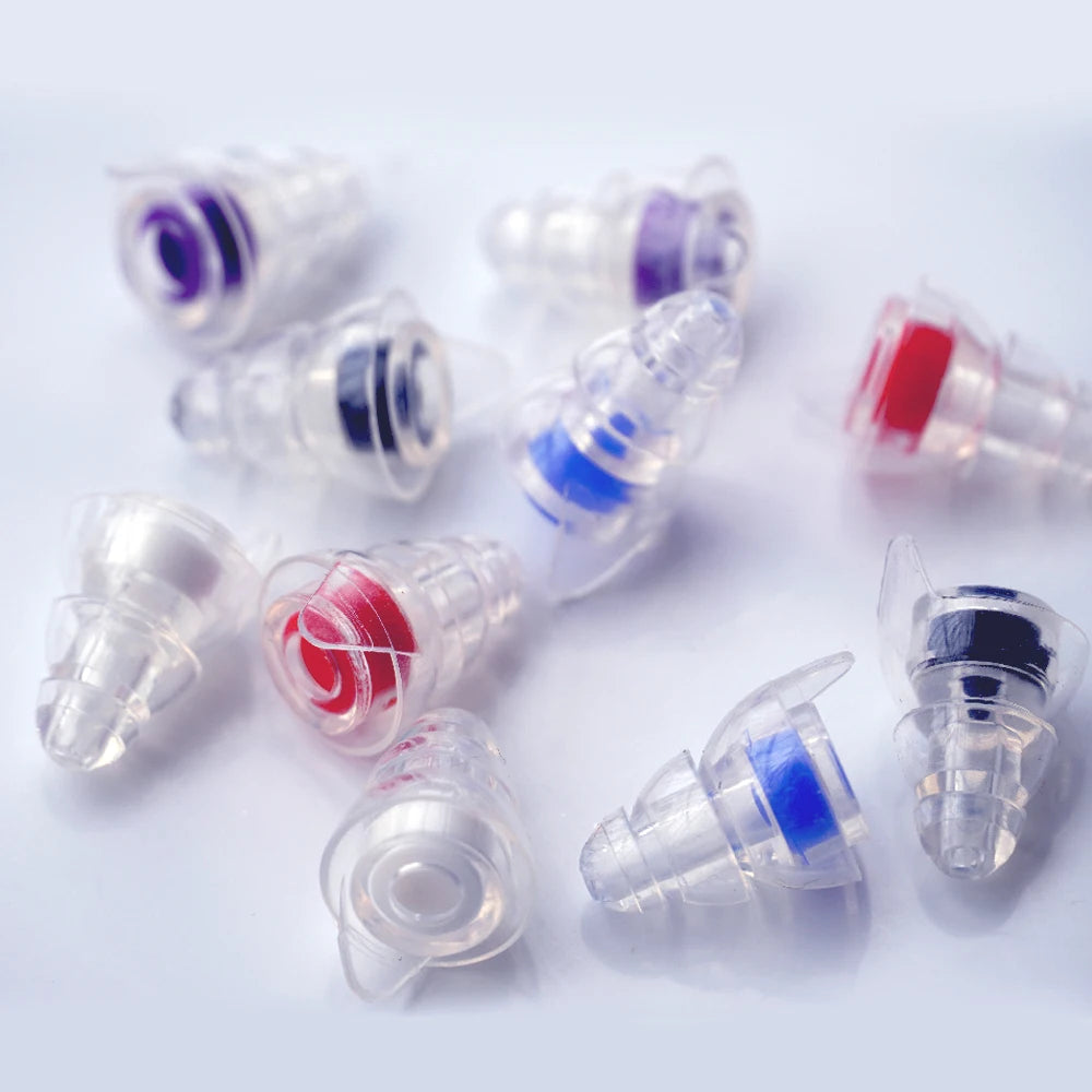 HUAK Silicone Earplugs High Fidelity with Storage Box for Concerts Musicians Motorcycles Noise Sensitivity Conditions and More