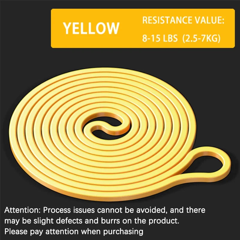 175-250LBS Yoga Multi-Purpose Thickened Heavy-Duty Elastic Band Fitness Training Resistance Stretching Band Thick Circle