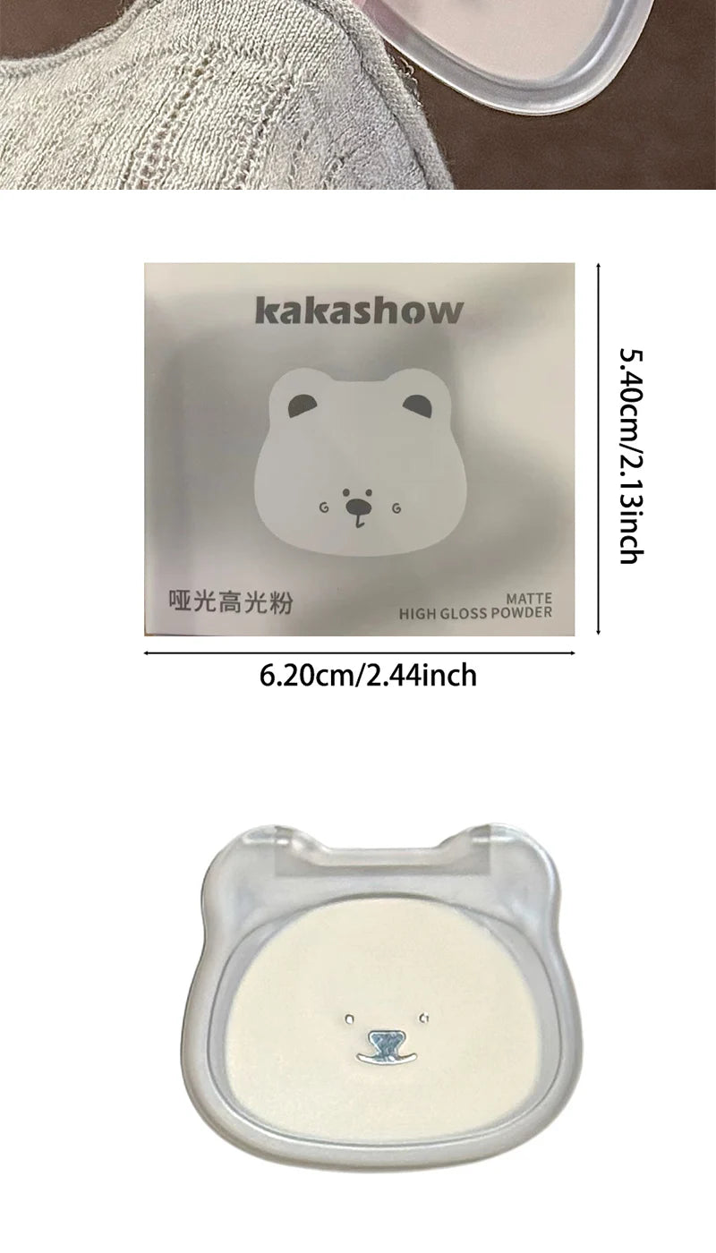 Skin-friendly powder, oil control skin, fill makeup concealer,waterproof and sweat proof, do not take off makeup not card powder