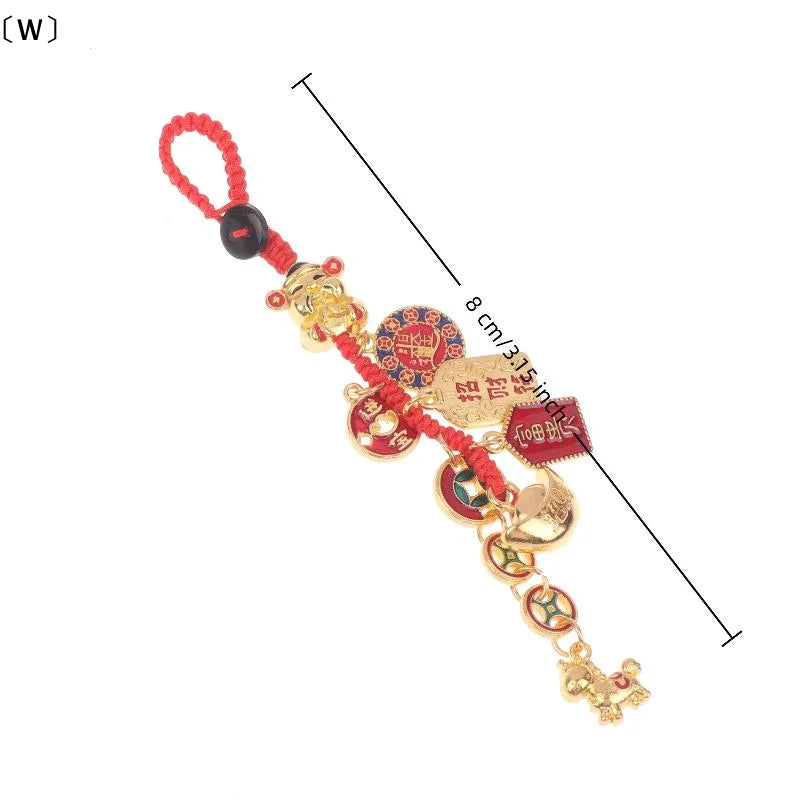 〔W〕2026 Year Of The Horse Wall Hanging Ornament Chinese New Year Lucky Decoration Accessories Housewarming Small Pendant Gifts