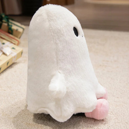 Cute White Little Ghost Plush Toy Soft Ghost Halloween Party Supplies Decorations Festival Collection Festival Gifts For Friends