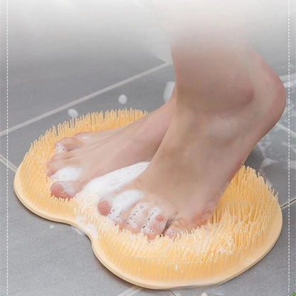 Anti-slip Foot Wash Brush Rub Back Brush Bathroom Tools Foot Massage Pad Shower Massage Mat Exfoliating Bath Pad Bath Sponge