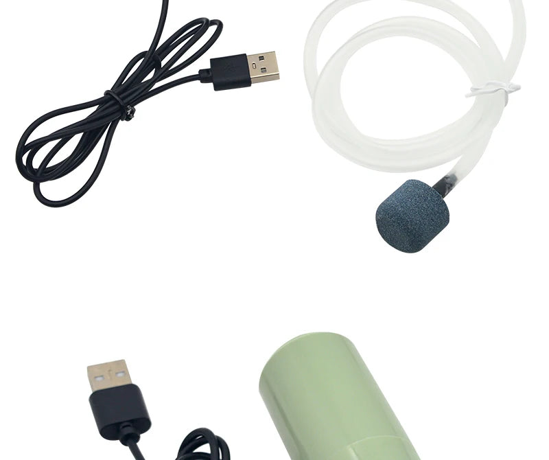Aquarium USB Air Pump Fish Tank Air Compressor Aquarium Portable Mini Oxygenator Oxygen Aerator Aquarium Accessories 5V