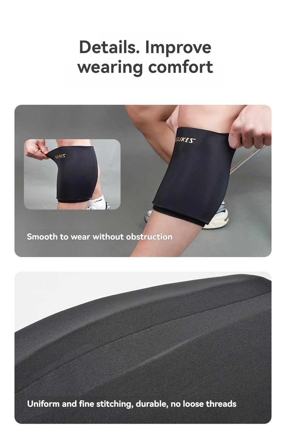 AOLIKES 1PCS Hot and Cold Relief Gel Knee Sleeve,Heat or Ice Therapy for Knee Relief,Contoured Hydrogel Design for Comfort