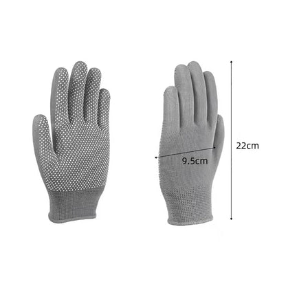 10PCS Nylon Gloves Breathable Non-Slip for Cycling Fishing Camping Unisex Multicolor Work Protection Labor Protection Gloves