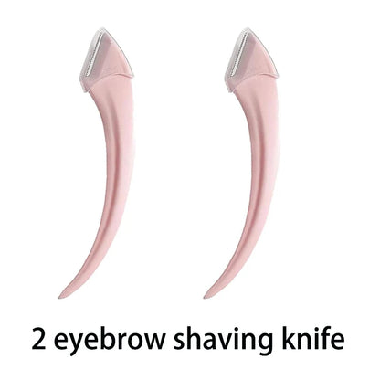 Eyebrow Trimming Knife Eyebrow Face Razor For Women Professional Eyebrow Scissors With Comb Brow Trimmer Scraper Accessories