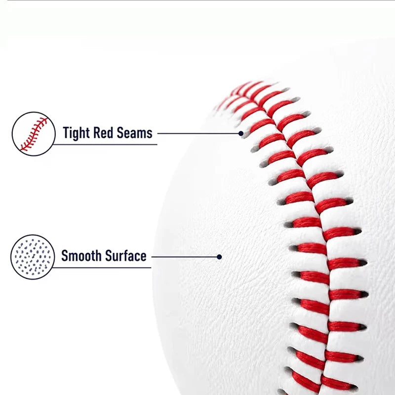 Soft and Hard Baseball PU Outer Layer Multifunctional Training Ball Suitable for Hitting Practice Outdoor Sports and Daily Game