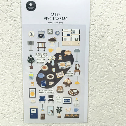 Korean Import Suatelier Travel Home Life Study Friend Stickers Scrapbooking Diy Journaling Diary Stationery Sticker School Gift