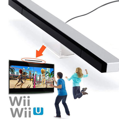 For Wii Wiiu Game Sensor Bar with Extension Cord USB Infrared Wired Remote Motion Sensor Receiver IR Signal Ray for Nintendo Wil