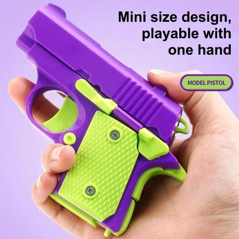 Mini Gravity Printing 1911 Children'S Toy Guns Model Fidget Toy for Kids Adults Stress Relief Toy Children Decompression Gift