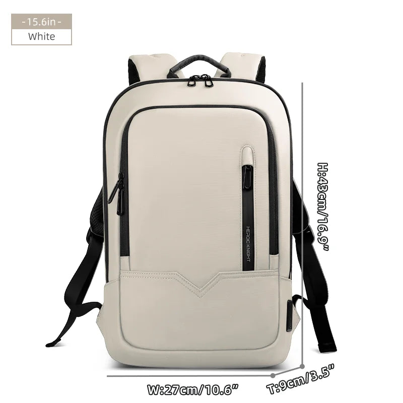 Heroic Knight Men's Daily Laptop Backpack Lightweight Minimalist Commute Office Daypack Women Waterproof Business Trip Schoolbag
