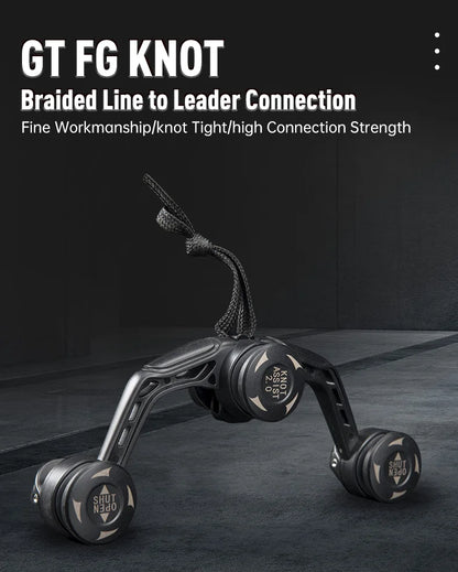 LEYDUN Fishing Tools GT FG PR Knotter Assist Line Leader Connection Knotting Machine Bobbin Winder Lines Wire Japan Knot Tool