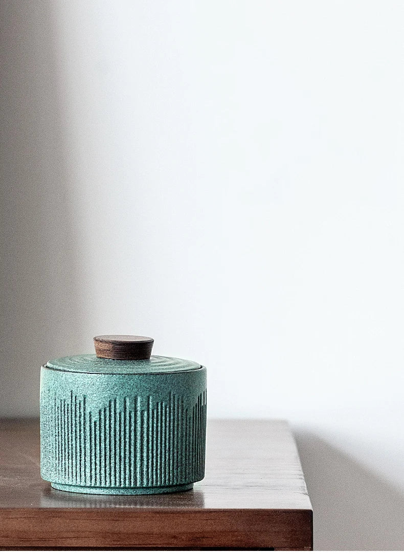 Ceram Green Keepsake Adult Urn Cremation Urns for Human Ashes Dog Cats Bird Cat Memorial Pet Settlements Urns Small Animal Urn