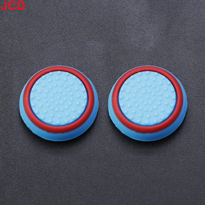 JCD 2pcs For PS3 PS4 PS5 Xbox one/360/Series S X Switch Pro Game Controllers Thumb Silicone Stick Grip Cap Cover Accessory
