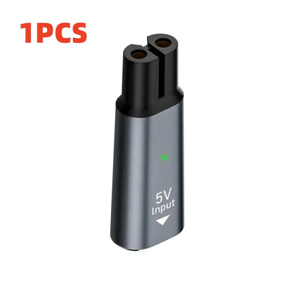 5V Type-C Shaver Adapter Charger Converter for Philips OneBlade QP2724 QP2834 QP1424 QP1924 QP4631 Beard Trimmer