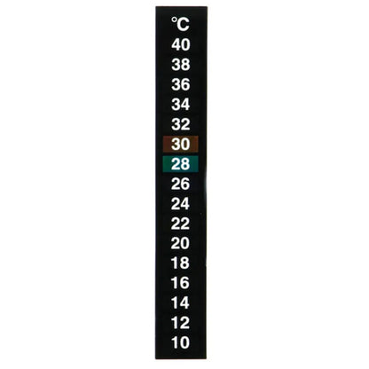 1pc-Accurate and easy to read aquarium thermometer stickers - perfect for monitoring water temperature in fish tanks