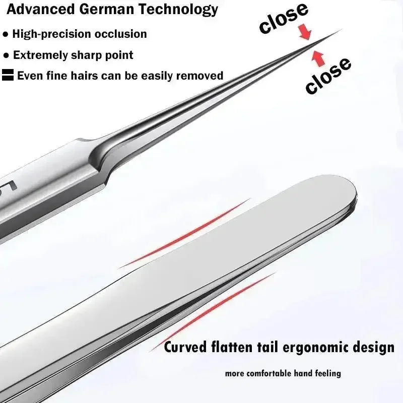 11Pcs/Set Acne Needle Blackhead Clip Remover Extraction Pore Black Head Cleaner Face Skin Care Cleansing Needle Tool Cell Clamp