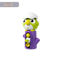 green bird