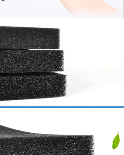 Reusable Biochemical Sponge Water Filter Fish Tank Pond Foam Bio-sponge Filter Aquarium Accessories Black