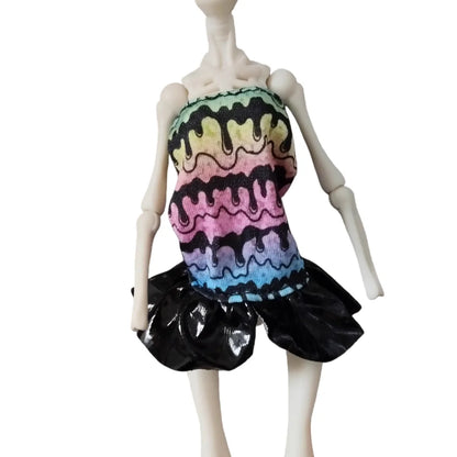 Colorful Dancing Doll Clothes Set Bratss Monster Doll Costume DIY Dressing Toy for Kids Includes Shirt Pants And Accessory