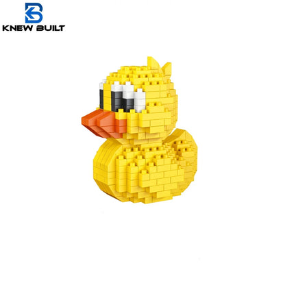 Parrot Puzzle Assembly Building Blocks Toys Animal Series 3D Model Micro Mini Diamond Brick Children Toy Pig Panda Hamster Snail