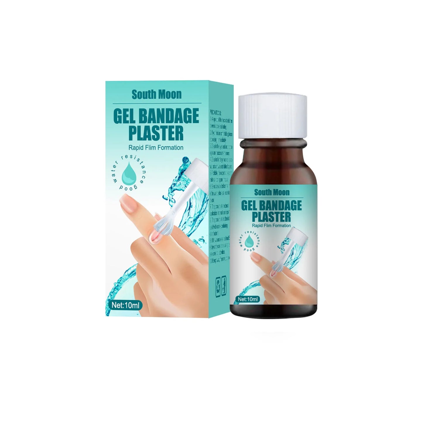 South Moon Liquid Band-Aid Waterproof Invisible Bandage Wound Fast Healing Dressing Gel Medical Hemostatic Patch Liquid 10ml