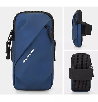 Running Phone Holder Jogging Bags for iPhone Samsung Universal Waterproof PU Sports Armband Phones Arm Bag Running Accessory