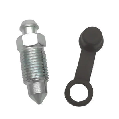 Motorcycle Brake Caliper Oil Drain Deflation Screws M8 M10 with Rubber Cap for Brembo Caliper Air Bleed Nipple Bolts