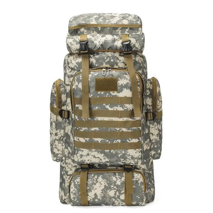 Homefish 80L/100L Large Mountaineering Backpack Outdoor Climbing Bag Tactical Rucksack Hiking Camping Travel Backpack