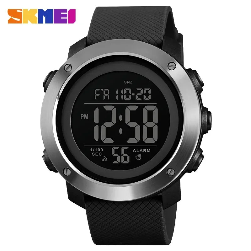 SKMEI 1426 Sports Waterproof Digital Watch for Men Stopwatch Electronic LED Display Mens Wristwatches Reloj Masculino Clock 1416