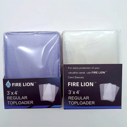 25PCS Toploader Card Sleeve 35PT Top Loader Card Protector for PKM 3” X 4“ Standard Size Rigid Hard Card Holder for MTG TCG Card