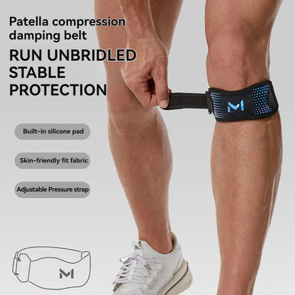 GTUBIKE 1PC Patella Knee Strap Adjustable Knee Brace Patellar Tendon Stabilizer Support Band for Soccer Basketball Running Jumpe